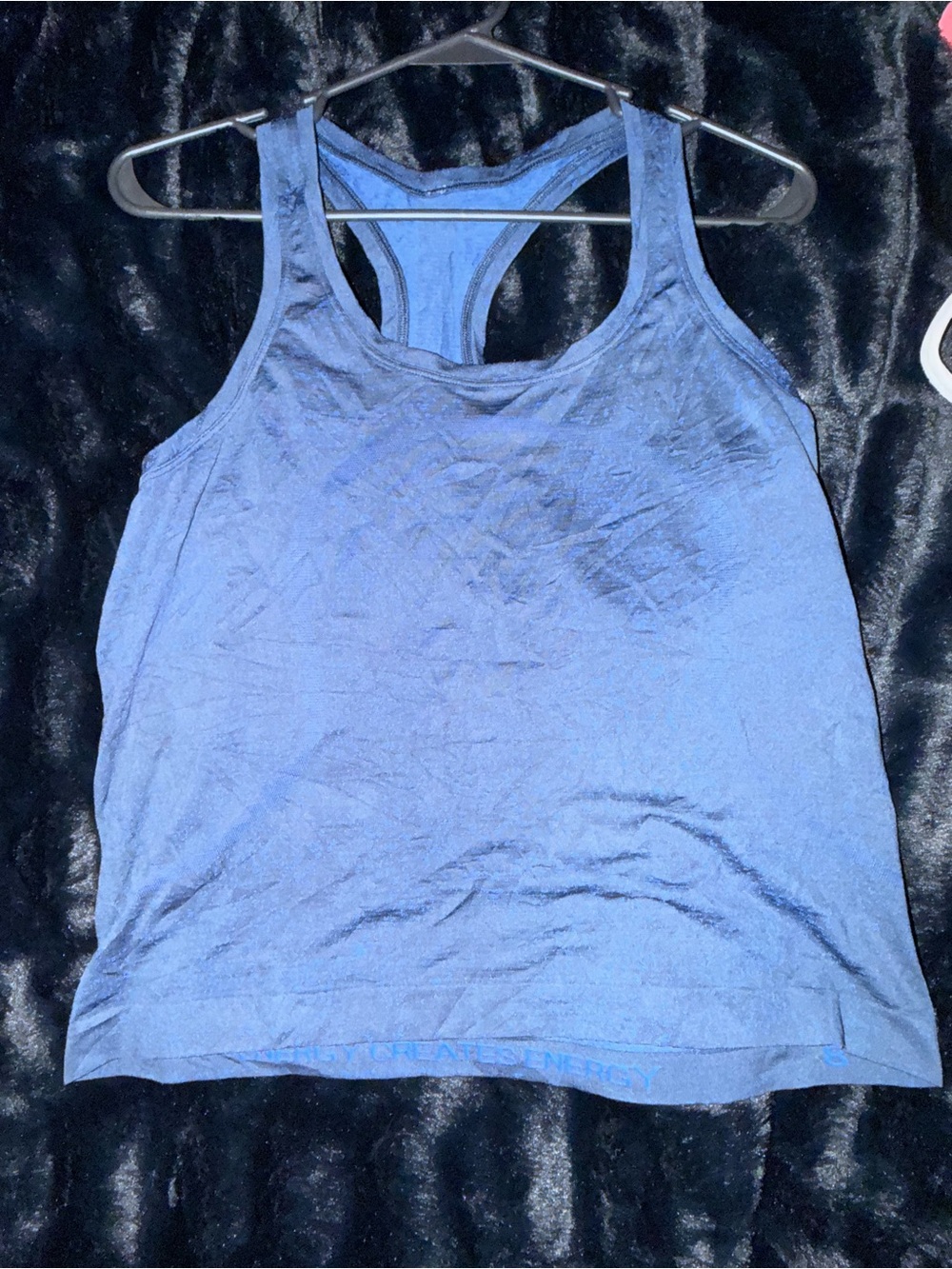 Blue Racerback Swiftly Crop Tank Top - Lululemon
